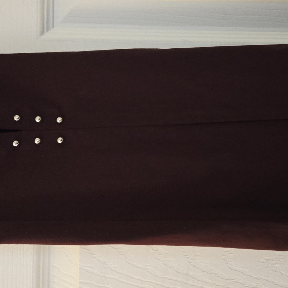 Roz & Ali Brown Straight Leg Pants